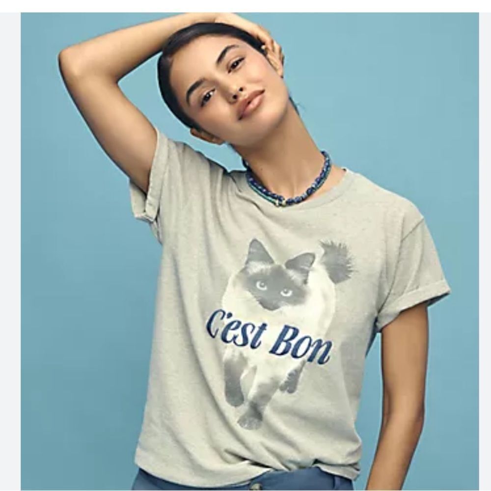 Anthropologie Cat Tee